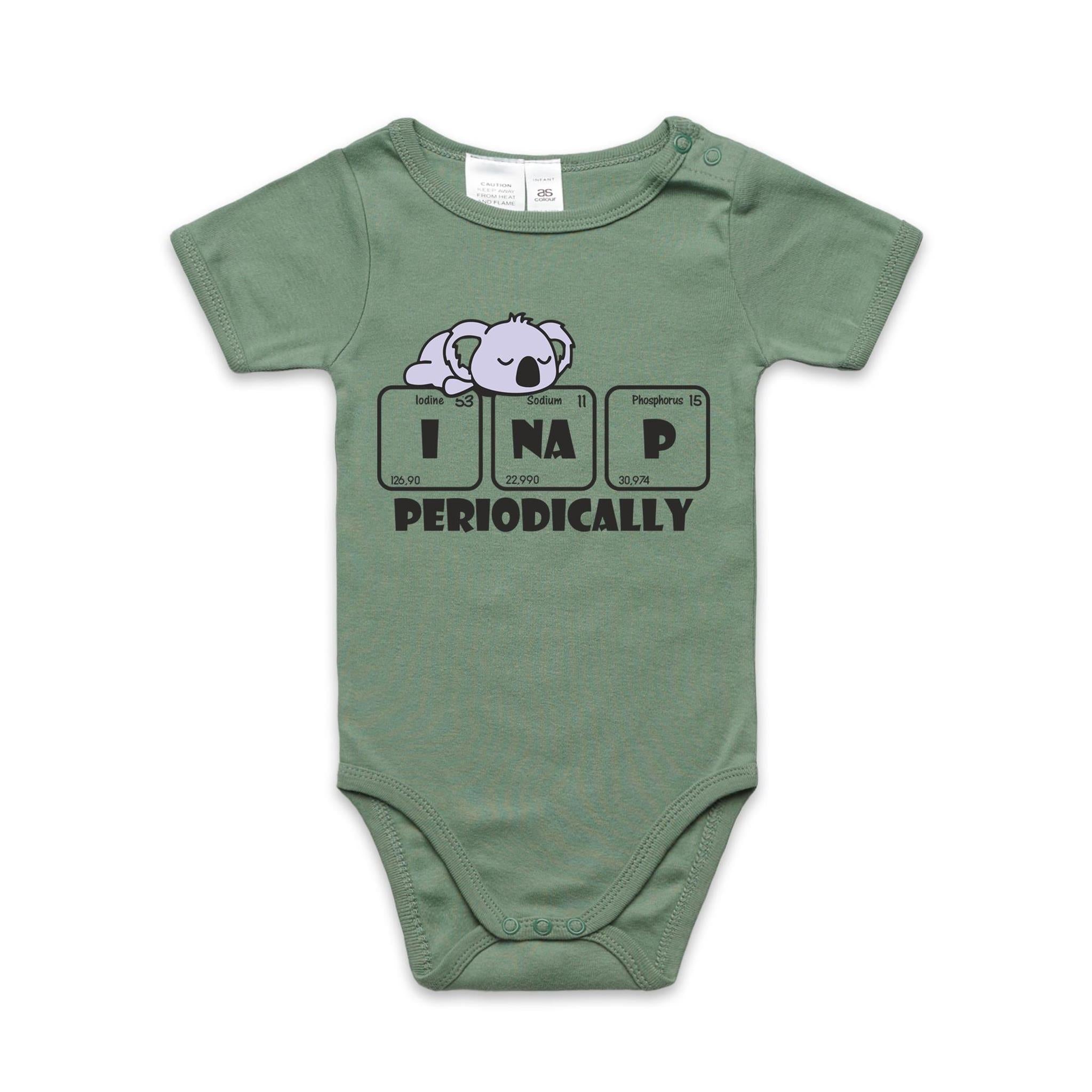 Koala I Nap Periodically Baby Bodysuit