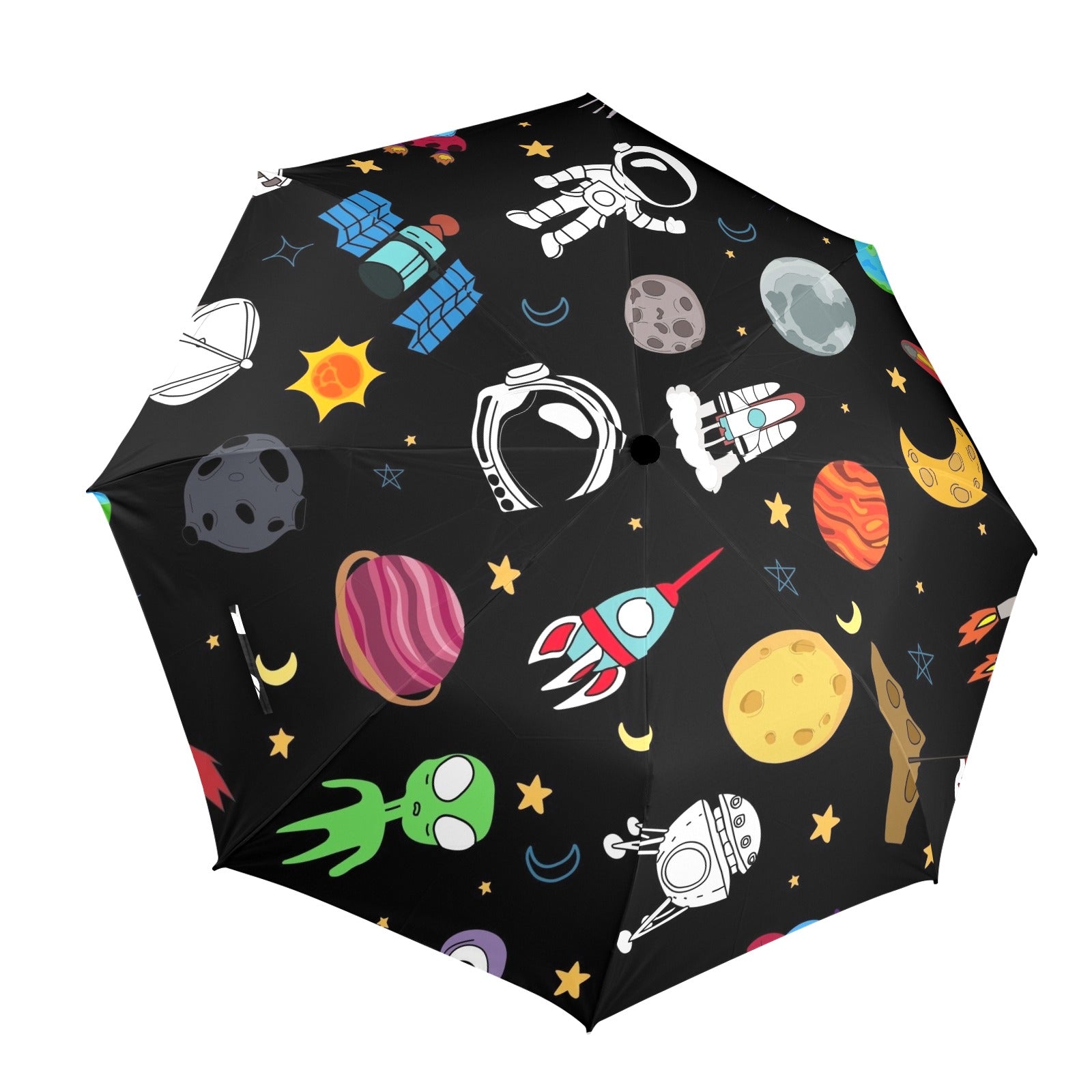 Kids Space - Semi-Automatic Foldable Umbrella (Model U12) One Size Semi-Automatic Foldable Umbrella (U12)