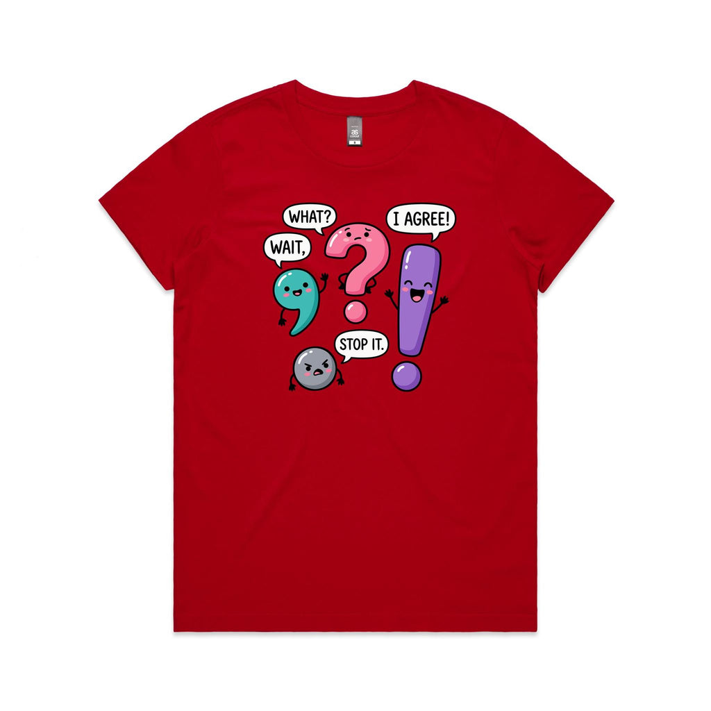 Funny Punctuation Women's AS Colour T-shirt