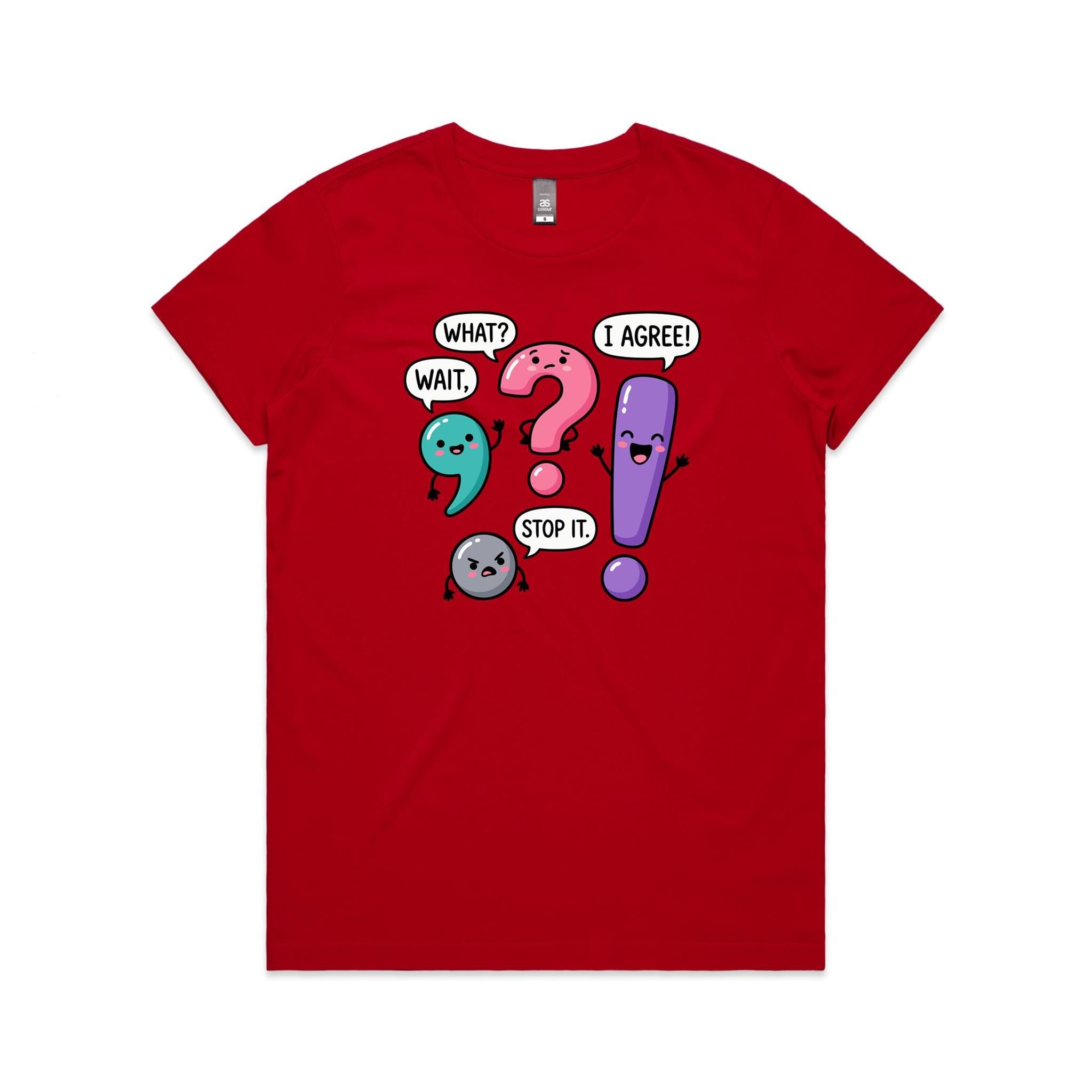Funny Punctuation Women's AS Colour T-shirt