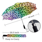 Rainbow Leopard Print Umbrella Umbrella Printed Offshore