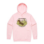 Dachshund, I've Got Friends In Low Places Men's AS Colour Hoodie Pink Mens Hoodie animal Printed In Australia