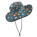 Galaxy Wide Brim Bucket Hat Wide Brim Bucket Hat Printed Offshore Space