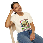 Avo Merry Christmas, Avocado - Unisex Softstyle T-Shirt
