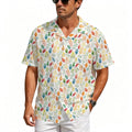 Autumn Leaves Men's Crinkle Hawaiian Shirt