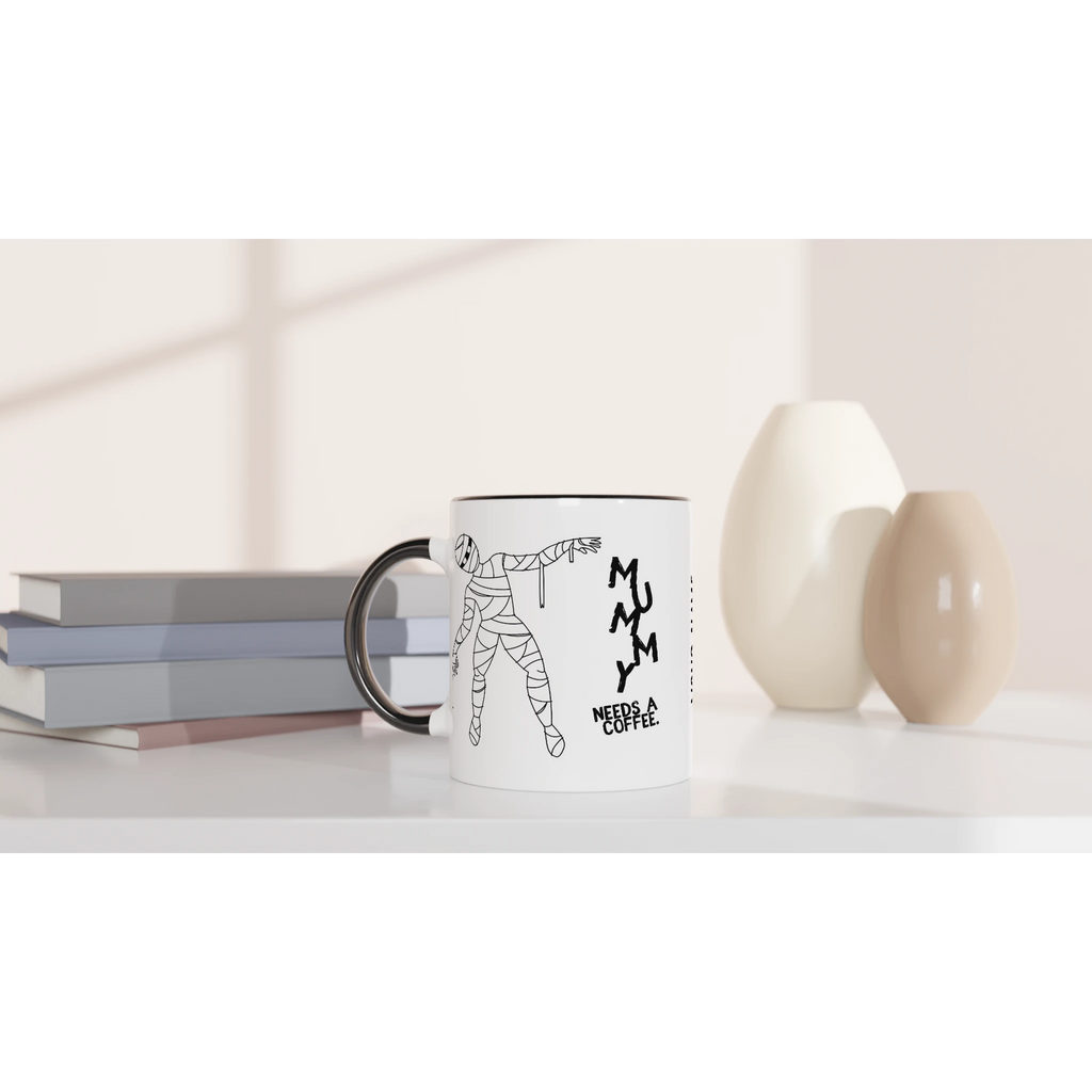 Personalised Mummy Needs A Coffee 11oz Ceramic Mug Personalised 11oz Mug Globally Fulfilled Mum
