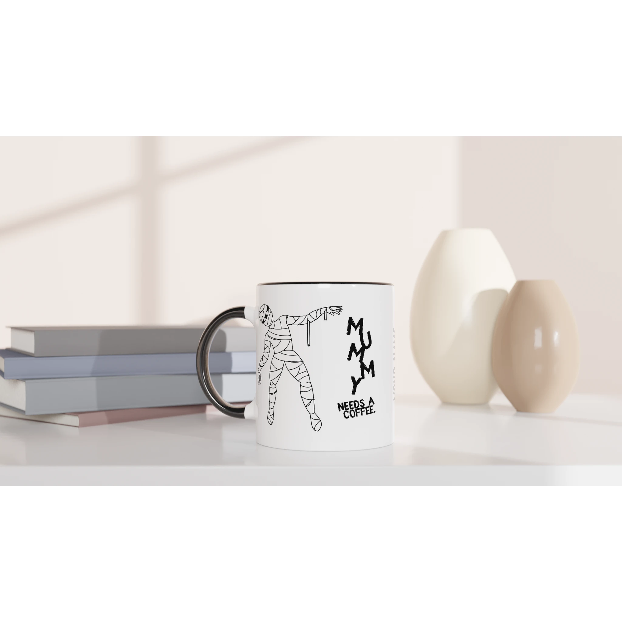 Personalised Mummy Needs A Coffee 11oz Ceramic Mug Personalised 11oz Mug Globally Fulfilled Mum