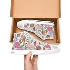 Australian Flowers - Women's High Top Canvas Shoes Womens Classic High Top Shoes Plants Printed Offshore