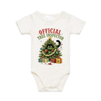 Official Tree Inspector Cat Baby Christmas Bodysuit