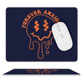 Forever Anxious Leather Mouse Pad white One size Leather Mouse Pad Printed Offshore