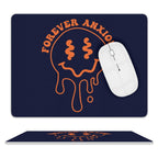 Forever Anxious Leather Mouse Pad white One size Leather Mouse Pad Printed Offshore