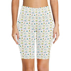 Camping Life Women's Bike Shorts With Side Pockets Women's Bike Shorts Printed Offshore