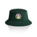 Fiction Addiction AS Colour Bucket Hat Forest Green One Size As Colour Bucket Hat Printed In Australia Reading