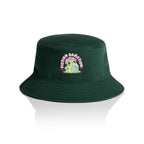 Fiction Addiction - AS Colour Bucket Hat Forest Green One Size As Colour Bucket Hat Printed In Australia Reading