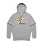 For Life's Big Decisions - Mens Hoodie Grey Marle Mens Hoodie Games Printed In Australia