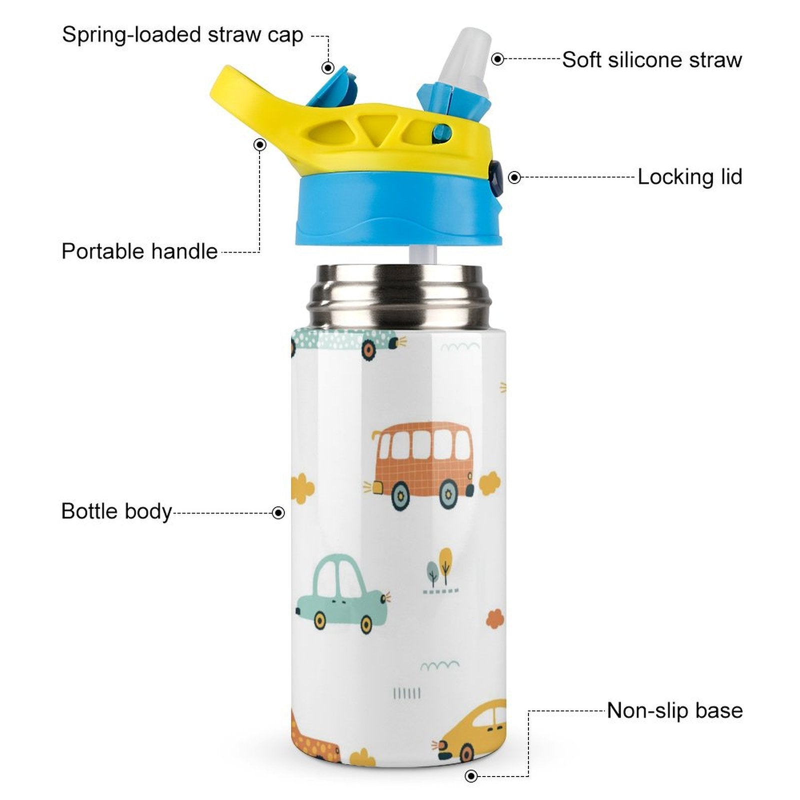 Cars - Little Kids Water Bottle Little Kids Water Bottle Printed Offshore