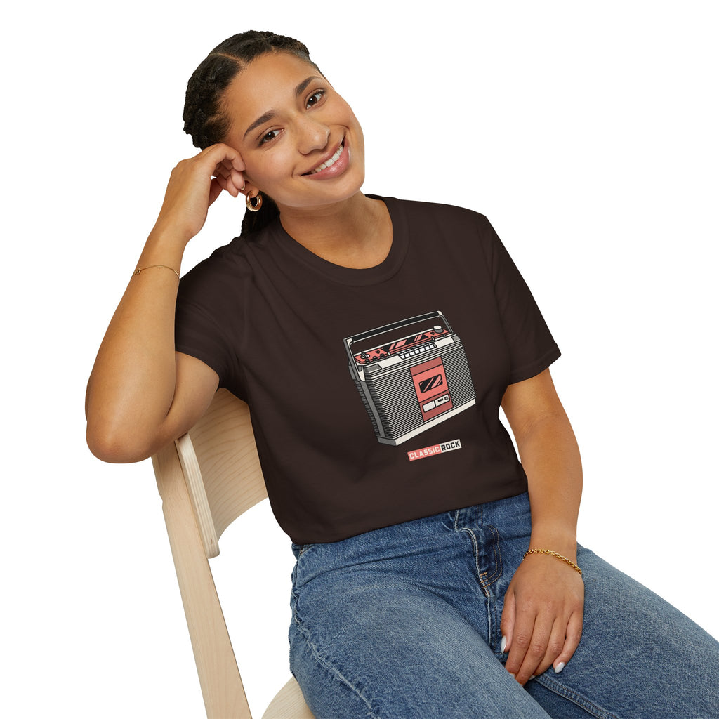 Classic Rock, Cassette Player - Unisex Softstyle T-Shirt