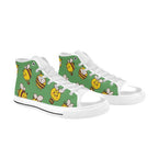 Busy Bees Men's High Top Canvas Shoes Men's Classic High Top Canvas Shoes animal Printed Offshore