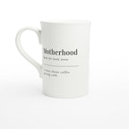 Motherhood Definition - White 10oz Porcelain Slim Mug Default Title Porcelain Mug Globally Fulfilled Mum