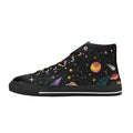 Space - Women's High Top Canvas Shoes