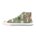 Toadstools Women's High Top Canvas Shoes US12 Womens Classic High Top Shoes Printed Offshore