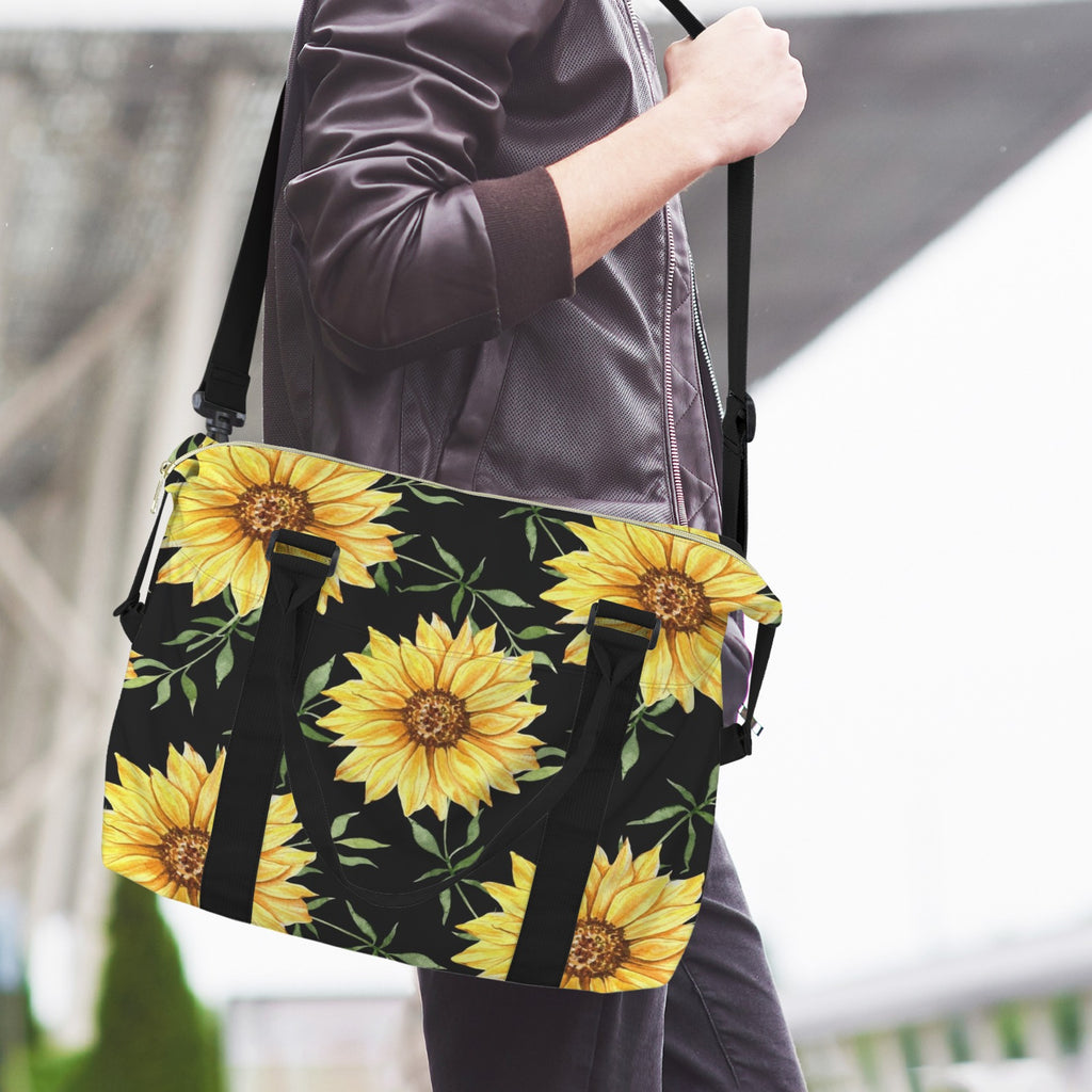 Painted Sunflowers Duffle Bag-Simple (Model 1715) Duffle Bag-Simple (1715)
