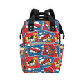 Comic Book Pop - Multi-Function Backpack, Nappy / Diaper Bag