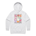 Sorry I'm Late, I Was Dilly Dallying Women's AS Colour Hoodie White Marle Womens Hoodie animal Printed In Australia