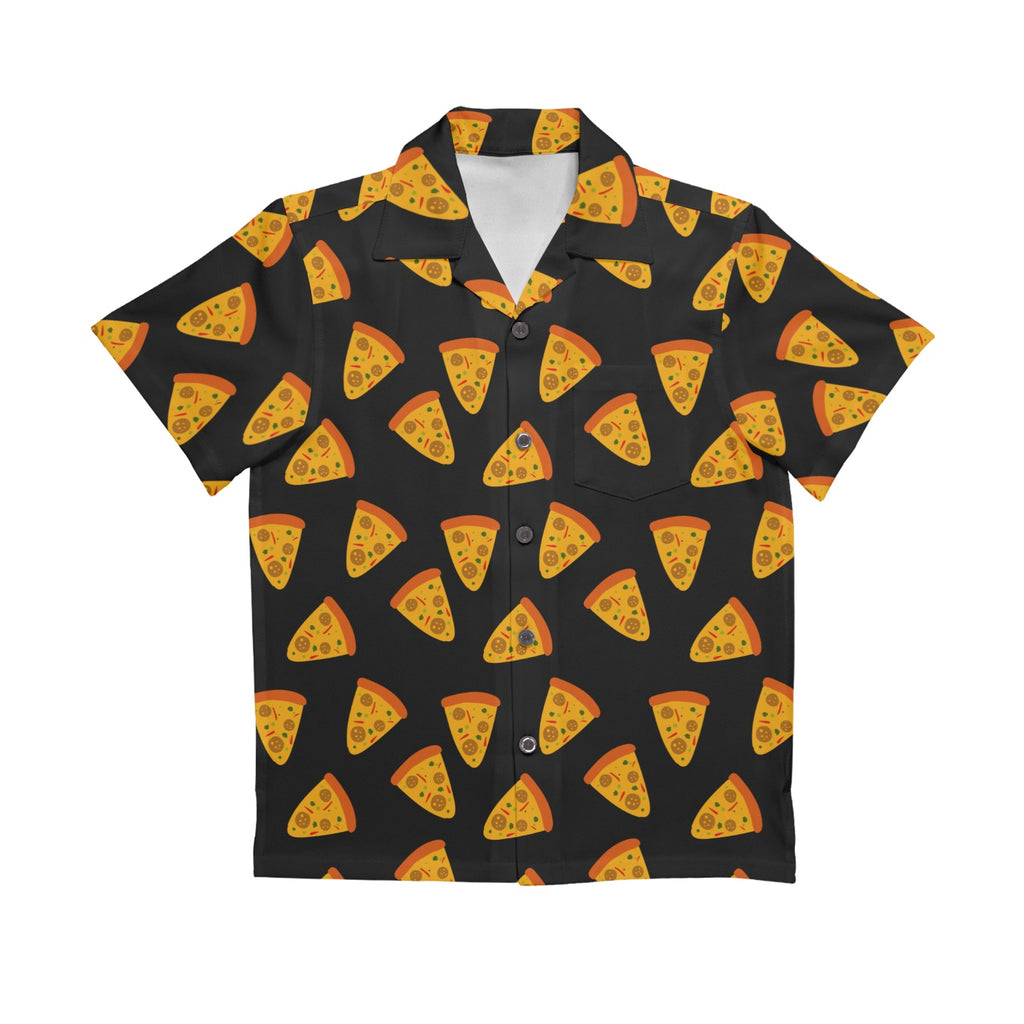 Pizzas Senior Kids Hawaiian Shirt Senior Kids Hawaiian Shirt 8-15 Food Printed Offshore