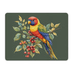 Lorikeet Leather Mouse Pad Leather Mouse Pad animal Printed Offshore