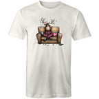 Reindeer, Christmas Movies Watching T-shirt - Mens T-Shirt