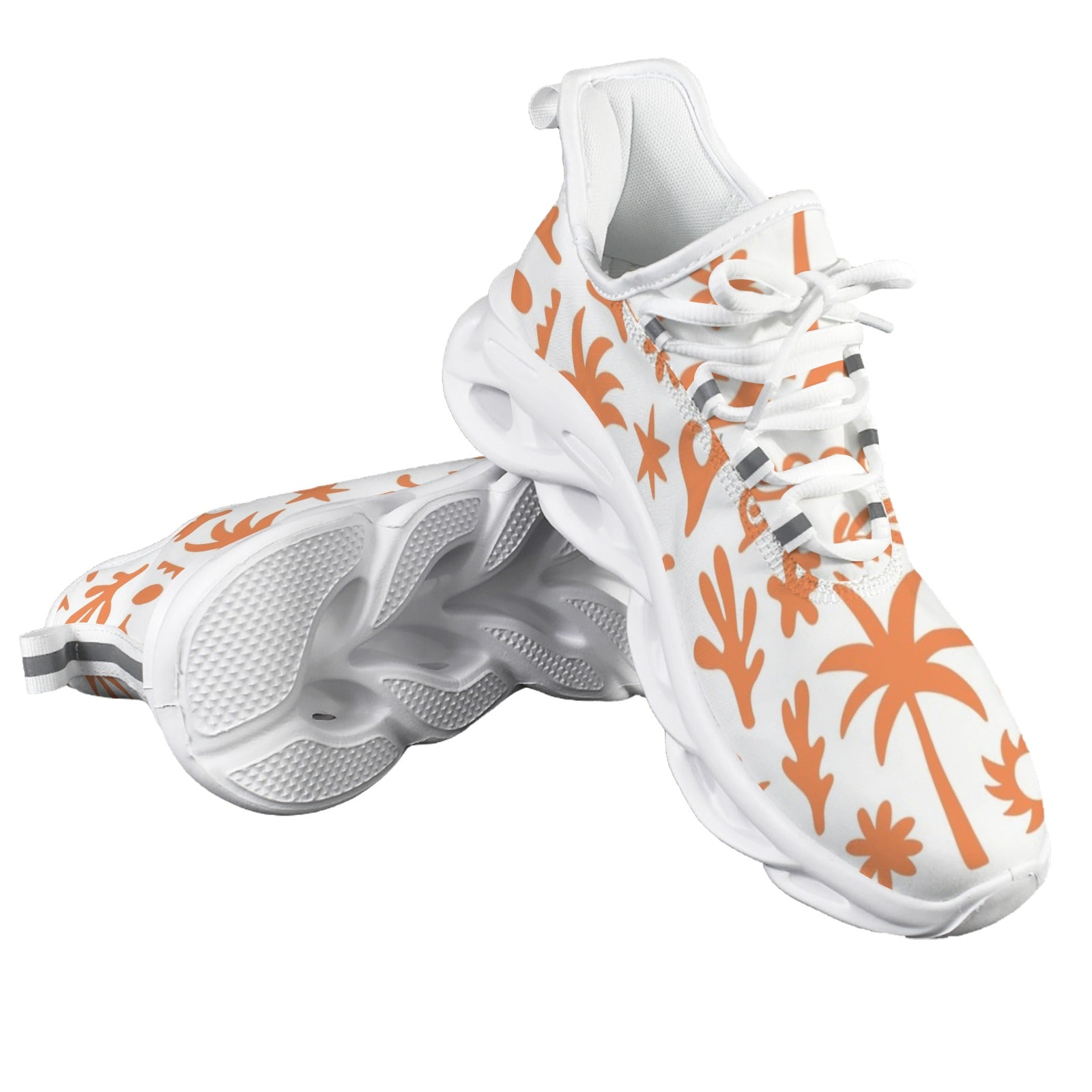 Orange Surf Men's Twisted Sole Sneakers