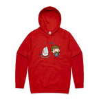 I Am Ironing Man - Mens Hoodie Red Mens Hoodie comic Printed In Australia