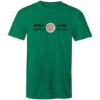 More Espresso Less Depresso - Mens T-Shirt Kelly Green Mens T-shirt Coffee Printed In Australia