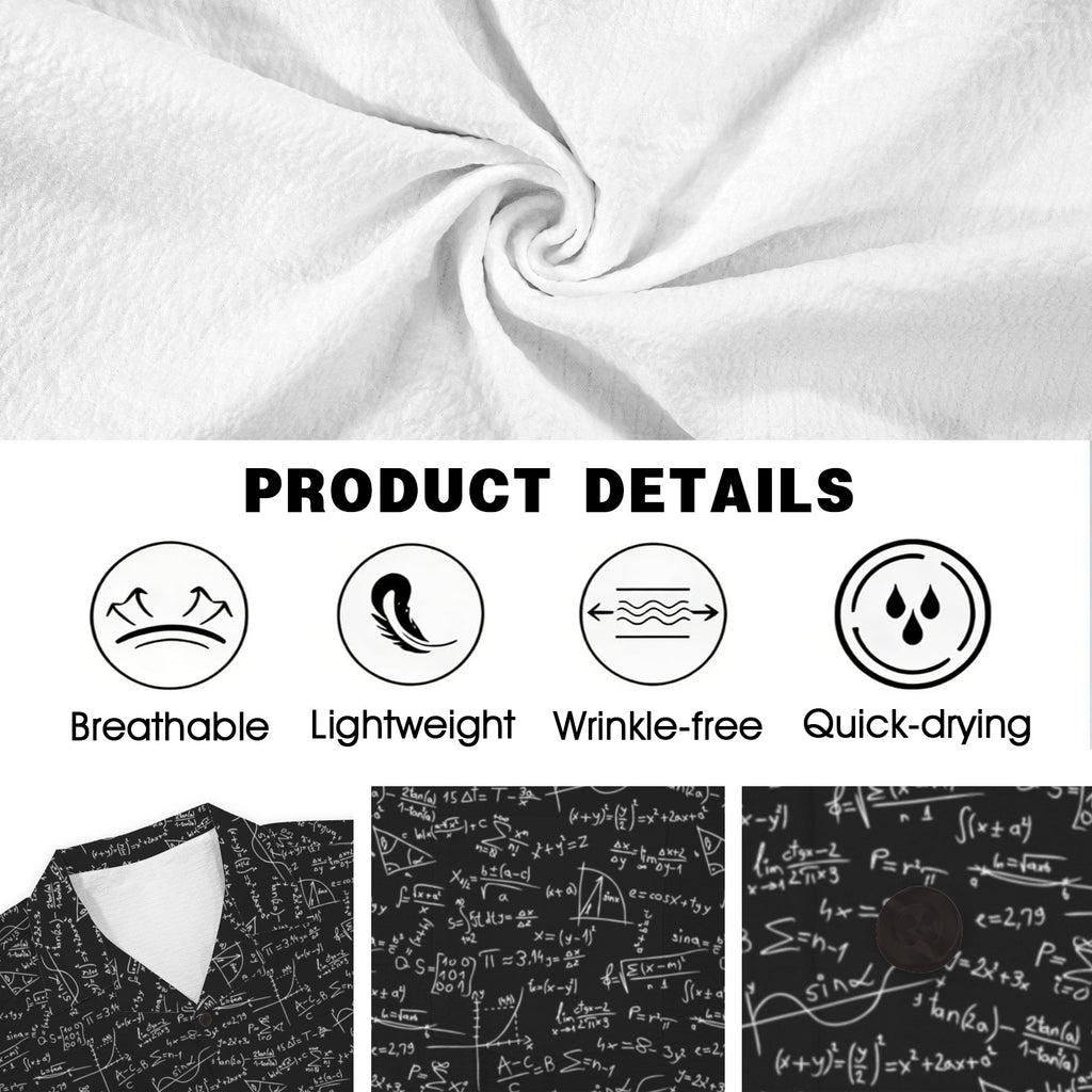 Equations Men's Crinkle Hawaiian Shirt