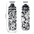 Graffiti - Insulated Water Bottle with Dual-Use Lid (18oz) Insulated Water Bottle with Dual-Use Lid (18oz) Printed Offshore