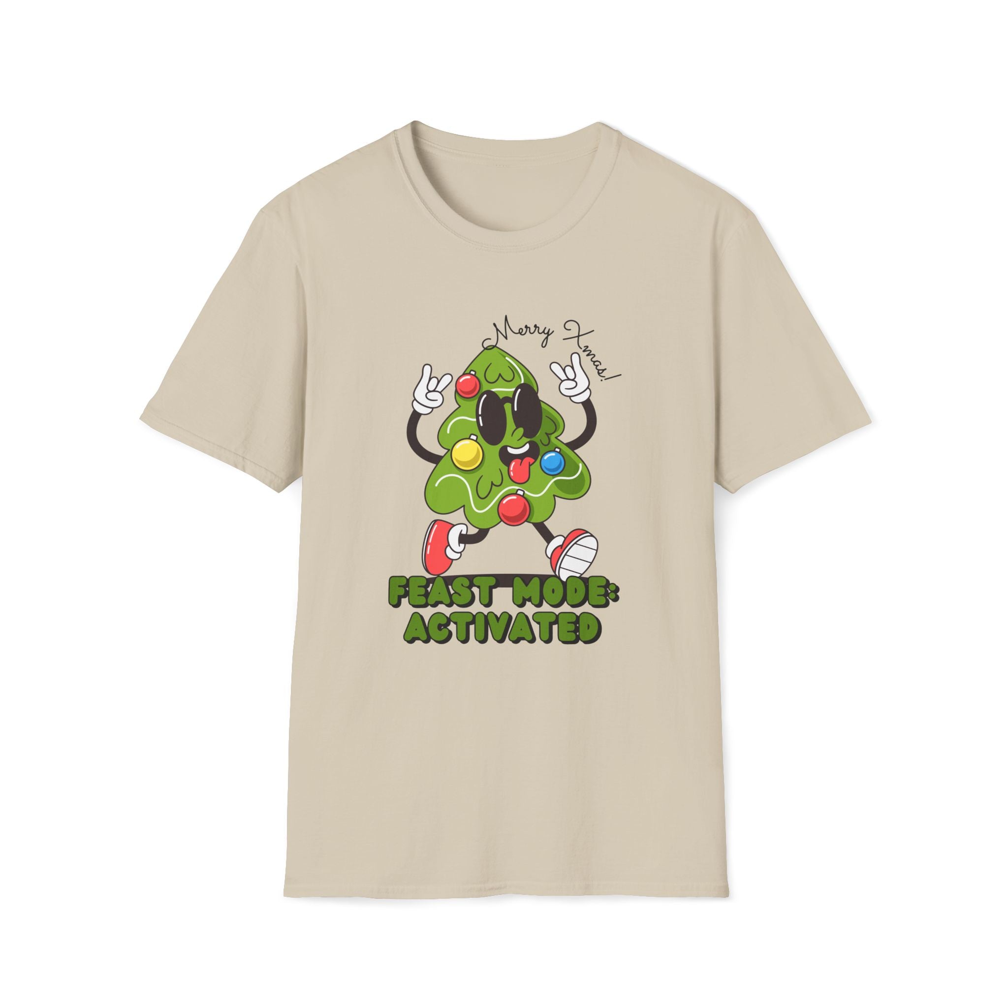 Christmas Feast Mode Activated - Unisex Softstyle T-Shirt