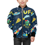 Alien Hello Kids Bomber Jacket Kids Bomber Jacket Printed Offshore Sci Fi