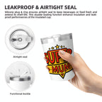 Super Mum Small Stainless Steel Travel Mug Cup 12oz/350ml