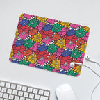 Bright And Bold Flowers Leather Mouse Pad Leather Mouse Pad Plants Printed Offshore