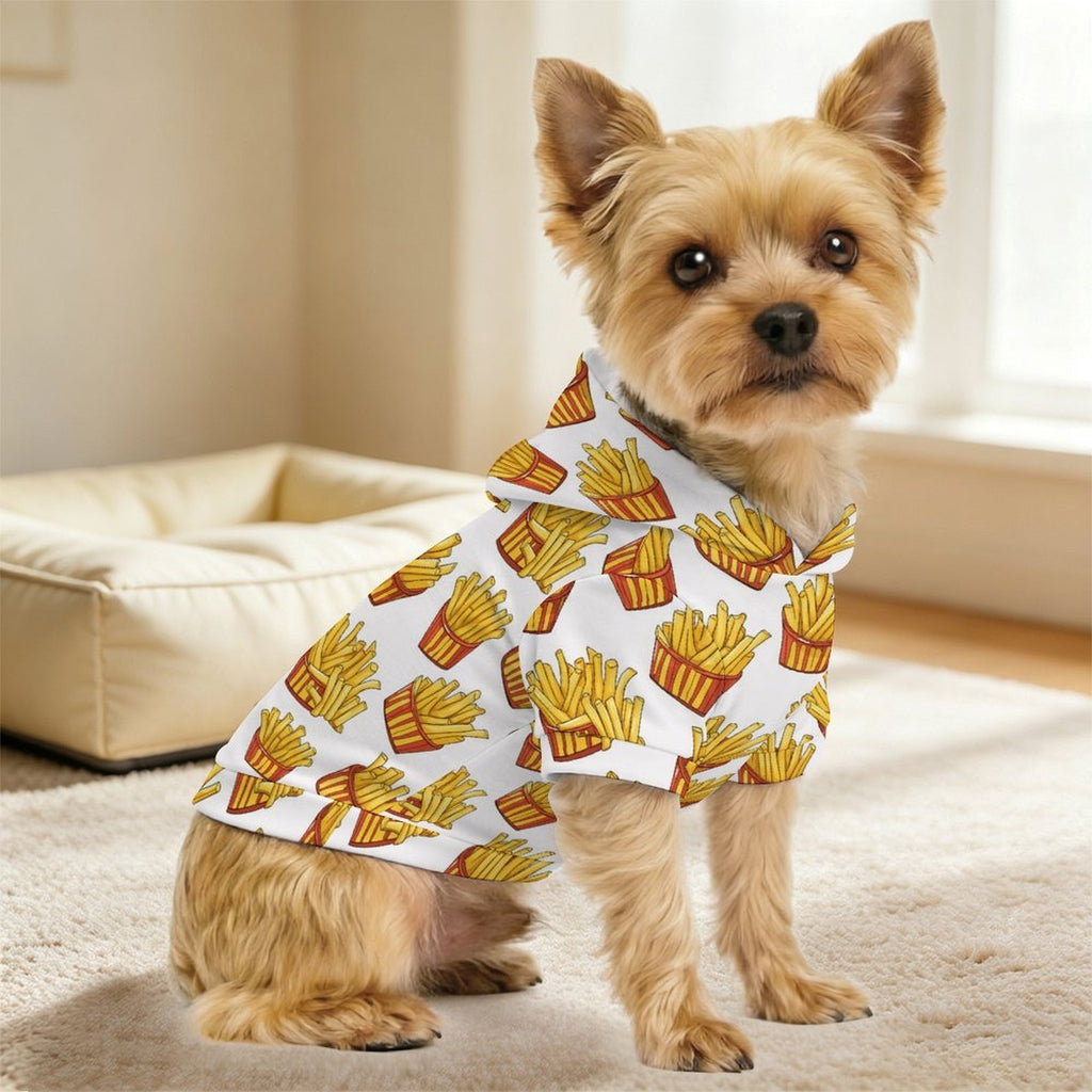 French Fries Pet Hoodie (Small Size)
