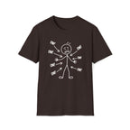 Ow! Everything Hurts Stick Figure Unisex T-Shirt Unisex Adult T-shirt Globally Fulfilled