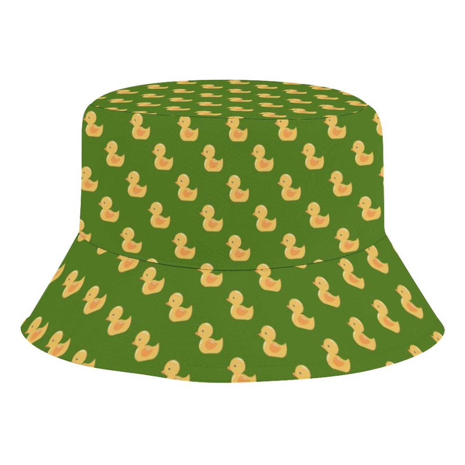 Rubber Ducks On Green Kids Bucket Hat black Kids Bucket Hat animal Printed Offshore