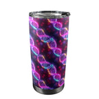 DNA Glow - 20oz Mobile Tumbler with Lid (Black Lock) One Size 20oz Travel Mug Printed Offshore Science