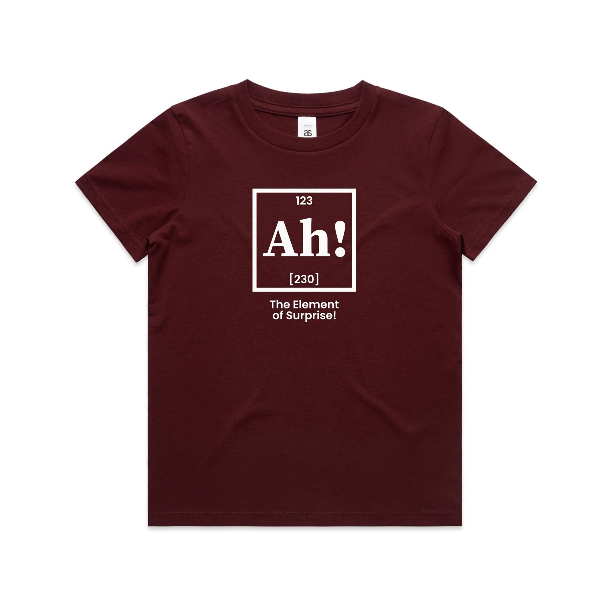 Ah! The Element Of Surprise Kids AS Colour T-shirt