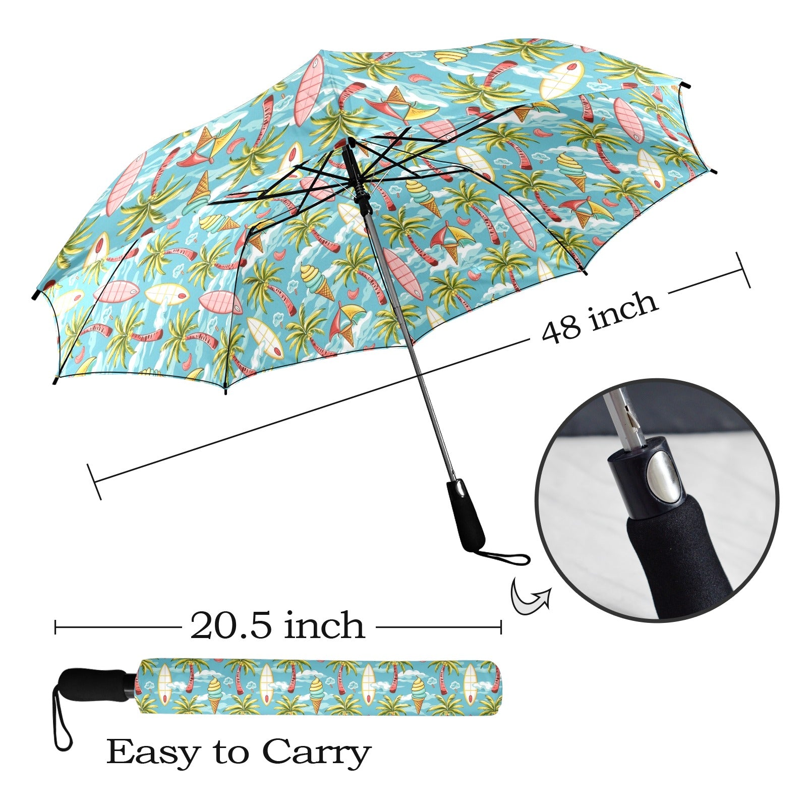 Summer Surf - Umbrella Umbrella Printed Offshore Surf