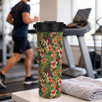 Vintage Hawaiian Floral 20oz Tea Tumbler with Carry Handle