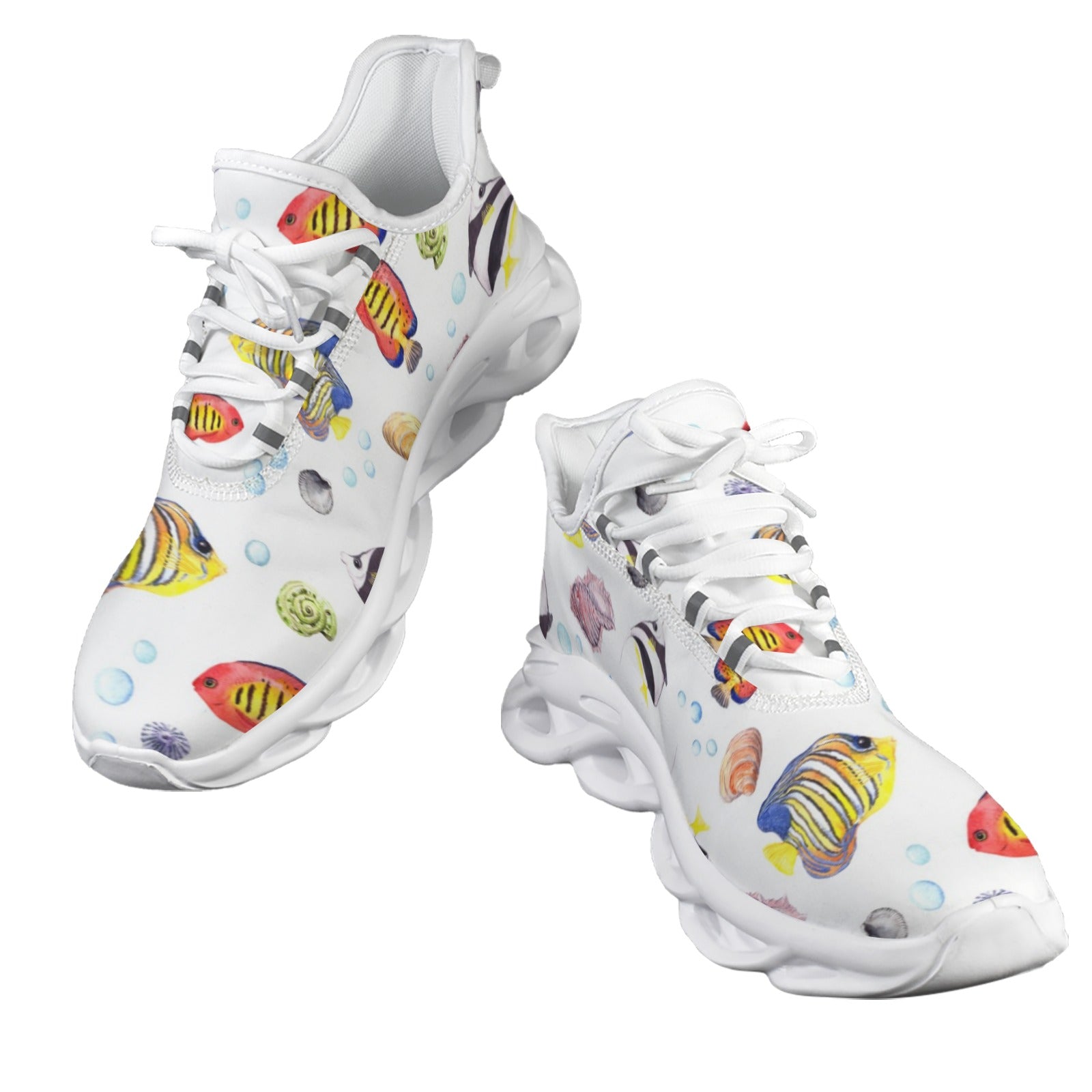 Tropical Fish Men's Twisted Sole Sneakers