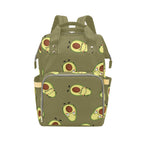 Avocado Characters - Multi-Function Backpack, Nappy / Diaper Bag