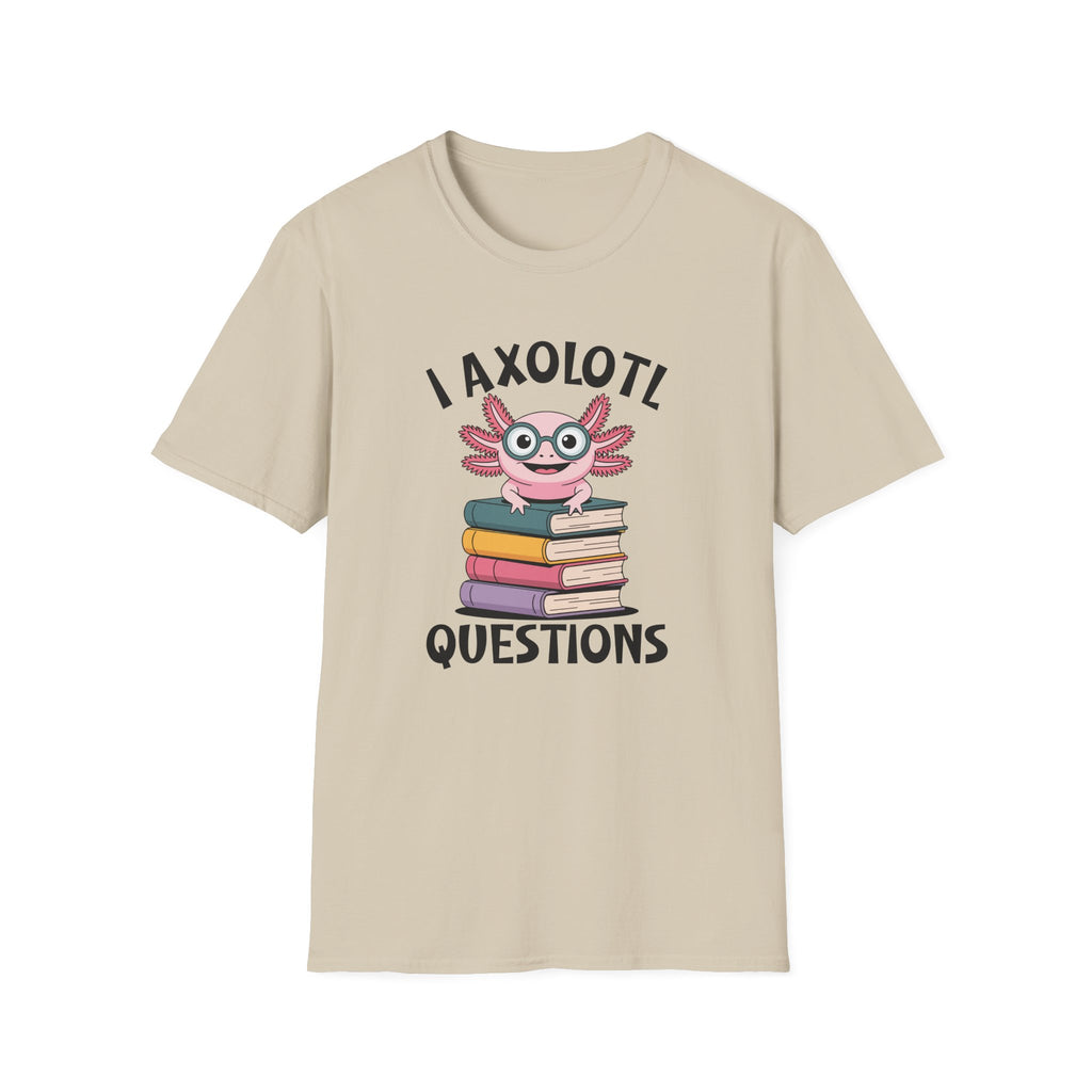 I Axolotl Questions - Unisex Softstyle T-Shirt